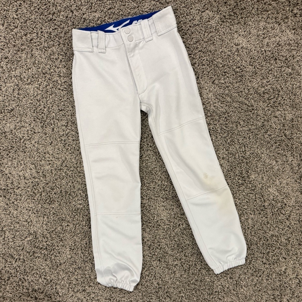 Mizuno gray YOUTH PREMIER PLAYERS BASEBALL PANT, size Medium